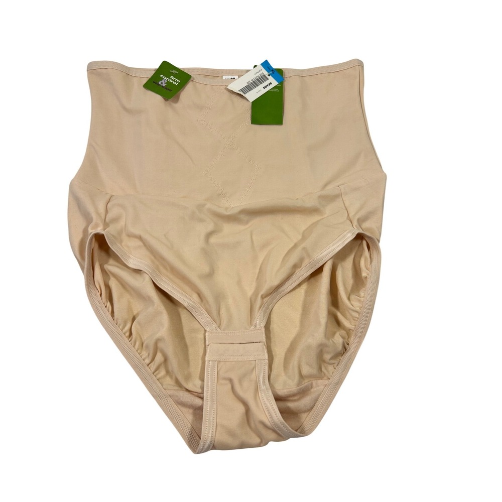 Subtract Firm Control Waist Shaper Brief XL Beige High‎ Waist 23316 Womens